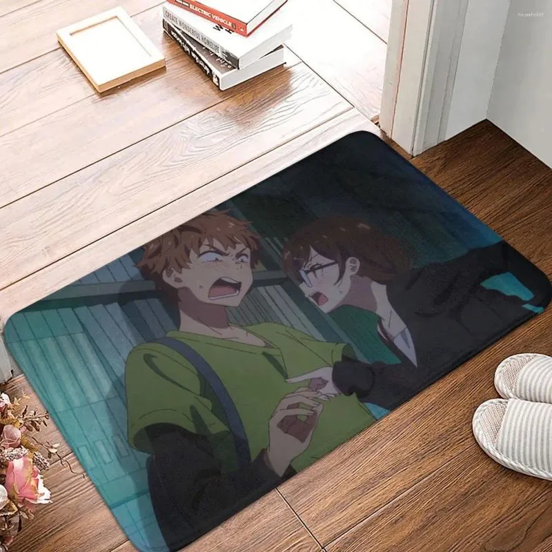 Carpets Ichinose Chizuru Threat Bath Mat Japanese Anime Rent-A-Girlfriend Doormat Kitchen Carpet Balcony Rug Home Decoration