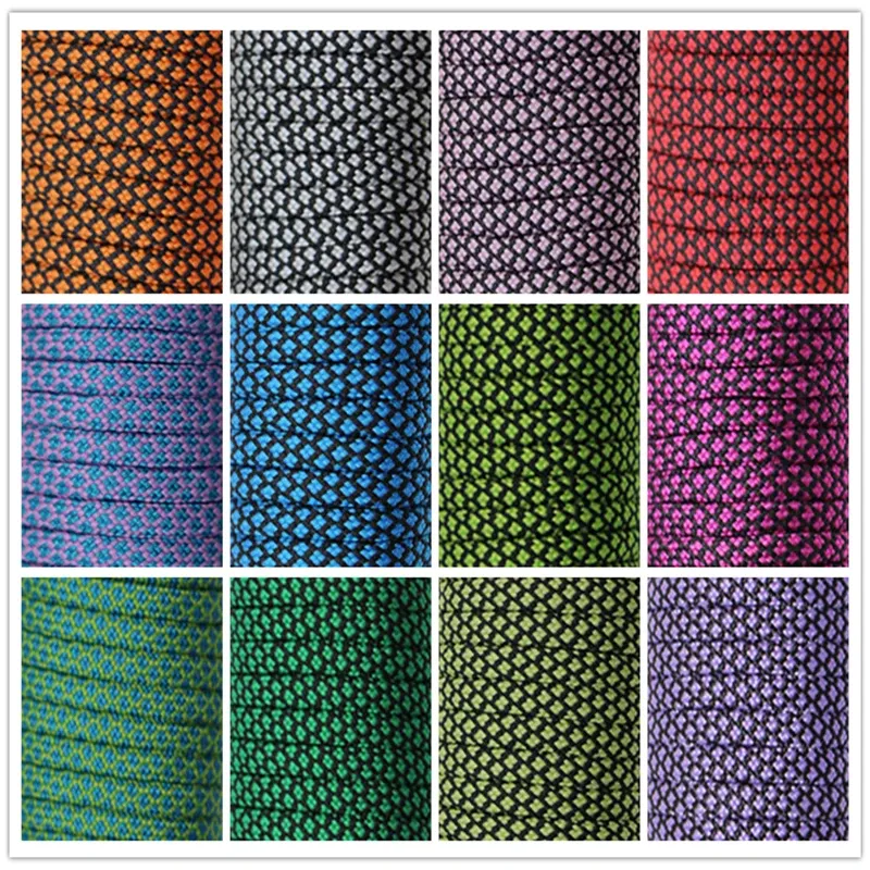 Paracord Großhandel 100 m Paracord 550 Paracorde Cord Lanyard Seil Mil Spec Typ III 7 Strang Schnur Klettern Camping Survival Ausrüstung Seil