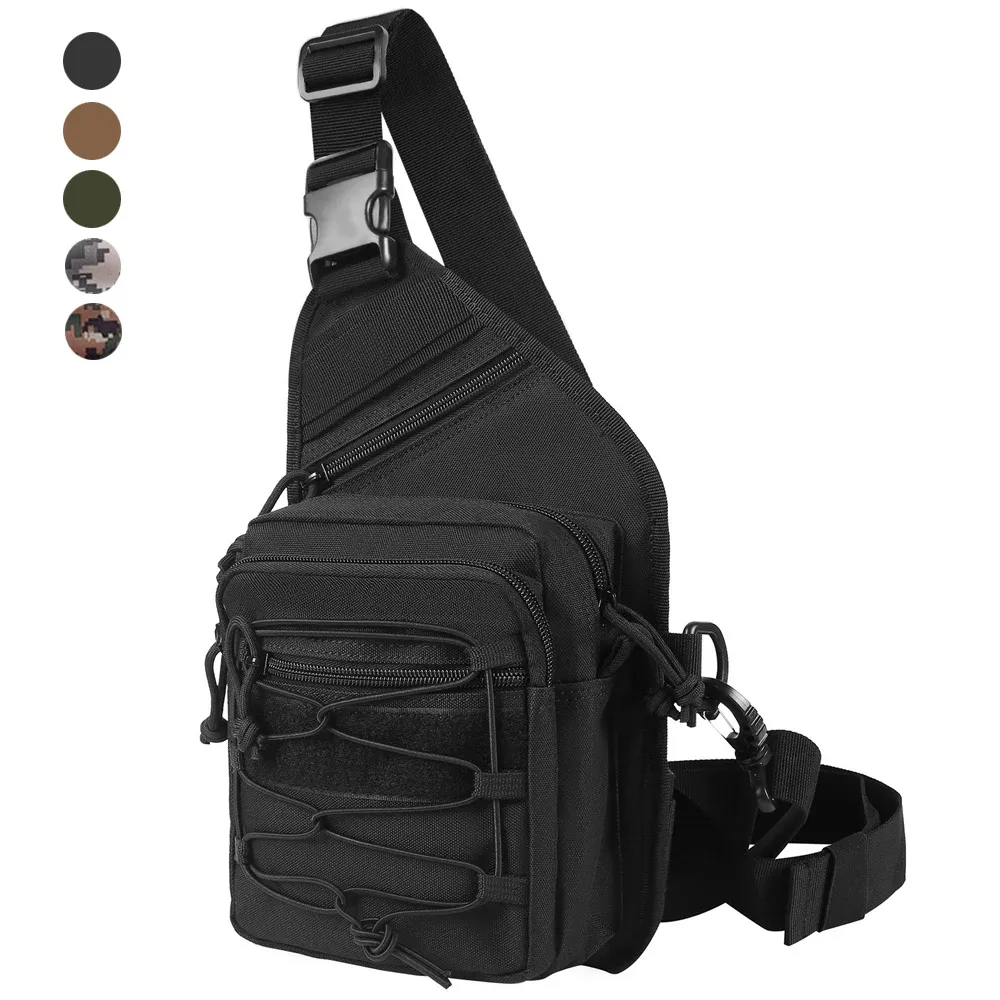 Packs Tactical Chest Bag Gun Holster Pouch Military Shoulder Sling Bag Concealed Handgun Pistol Gun Bag Antitheft Hunting Chest Pack