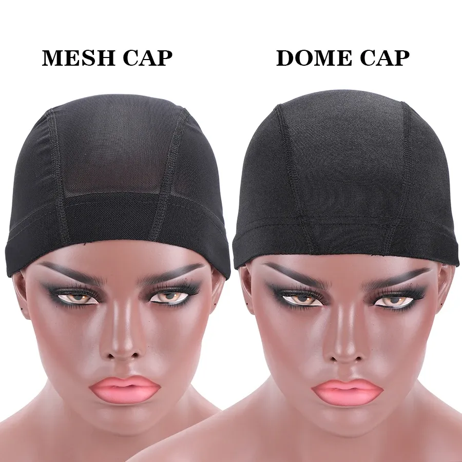 Filets à cheveux Nunify S M L pas cher élastique maille dôme perruque casquette avec perruque filet casquette tissage casquettes bandeau perruque casquette perruque accessoires outils