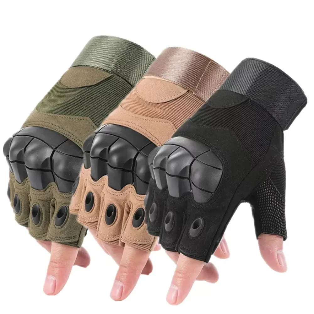 Gants armée gants tactiques militaires de peinture ballairs aérits de chasse à la chasse à l'extérieur fitness fitness randonnée gants sans doigt / doigt complet