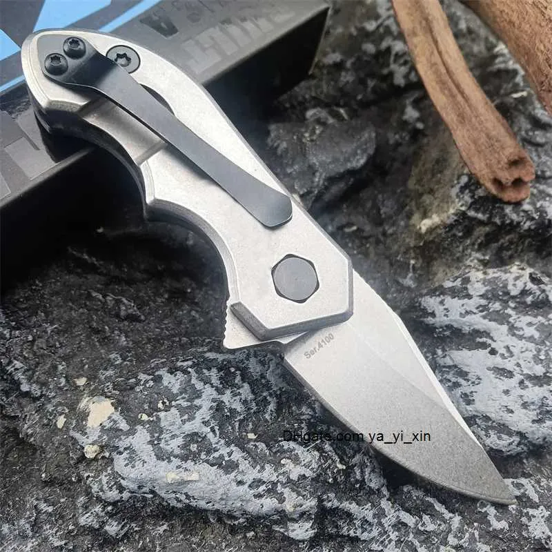 ZT 0022 Mini Folding Knife Portable Camping Pocket Knife CPM-20CV Blade CNC Carbon Fiber Handle Outdoor Defense Hunting Tools 0808 0562 BM 535 533