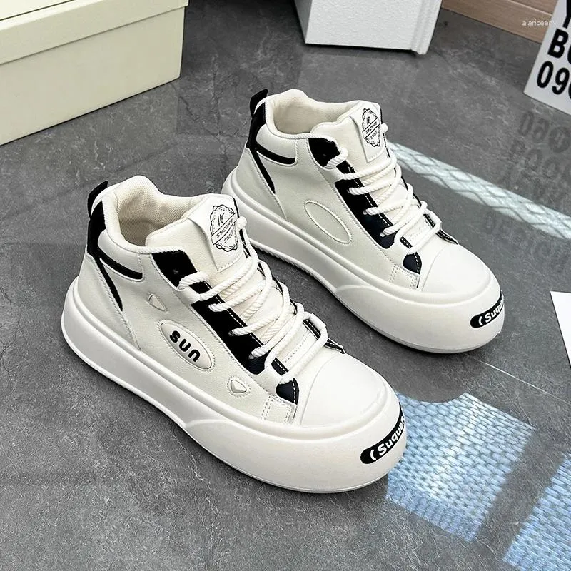 Casual Shoes 2024 Spring Breathable Small White Women's Board Thick Soles Every Platform Women