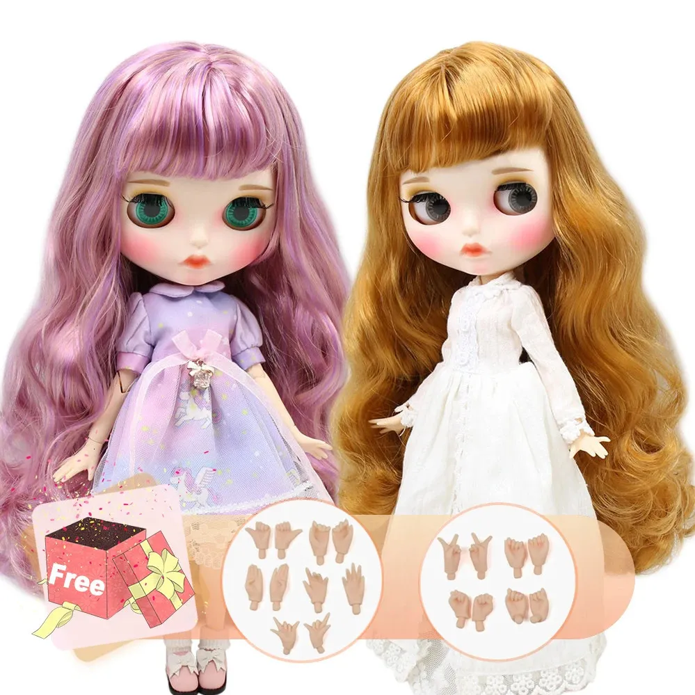 ICY DBS Blyth-Puppen-Gelenkkörper, individuell gestaltet, geschnitzte Lippen, Gesicht mit Augenbraue, zum Verkauf, 16 BJD Neo Azone 240311