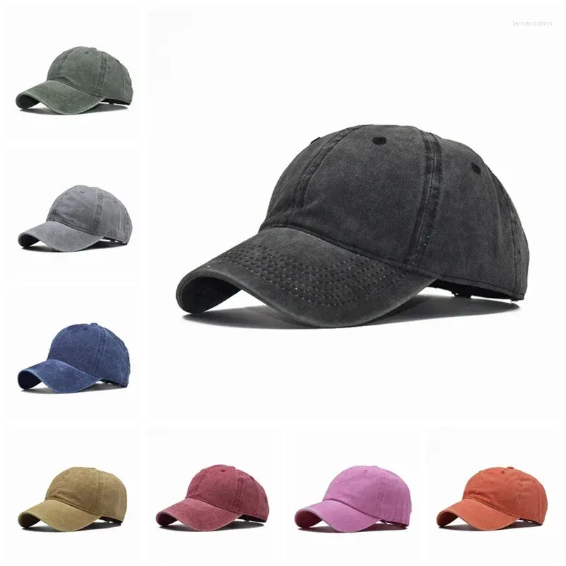 Casquettes de baseball Casquette de baseball en coton pour hommes et femmes Mode Chapeau de broderie Capote Visière Casual Unisexe Extérieur Rétro