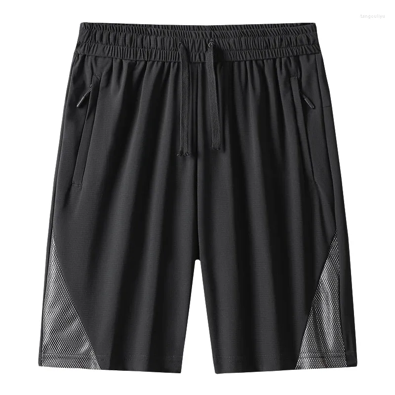 Shorts masculinos corpo praia secagem rápida correndo placa de esportes preto para 2024 verão casual clássico oversize 4xl 5xl calças trouers