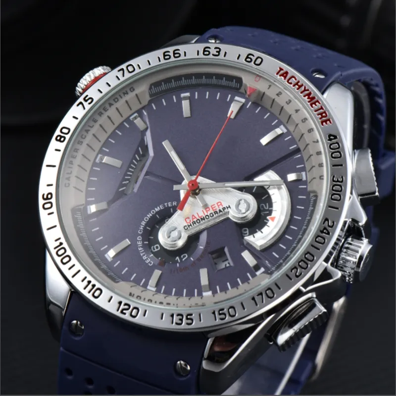 Luxur Designer Quartz Watch Montre Endurance Pro Avenger Mens Watches High Quality Rubber Strap Chronograph Wristwatch Rubber Silicone