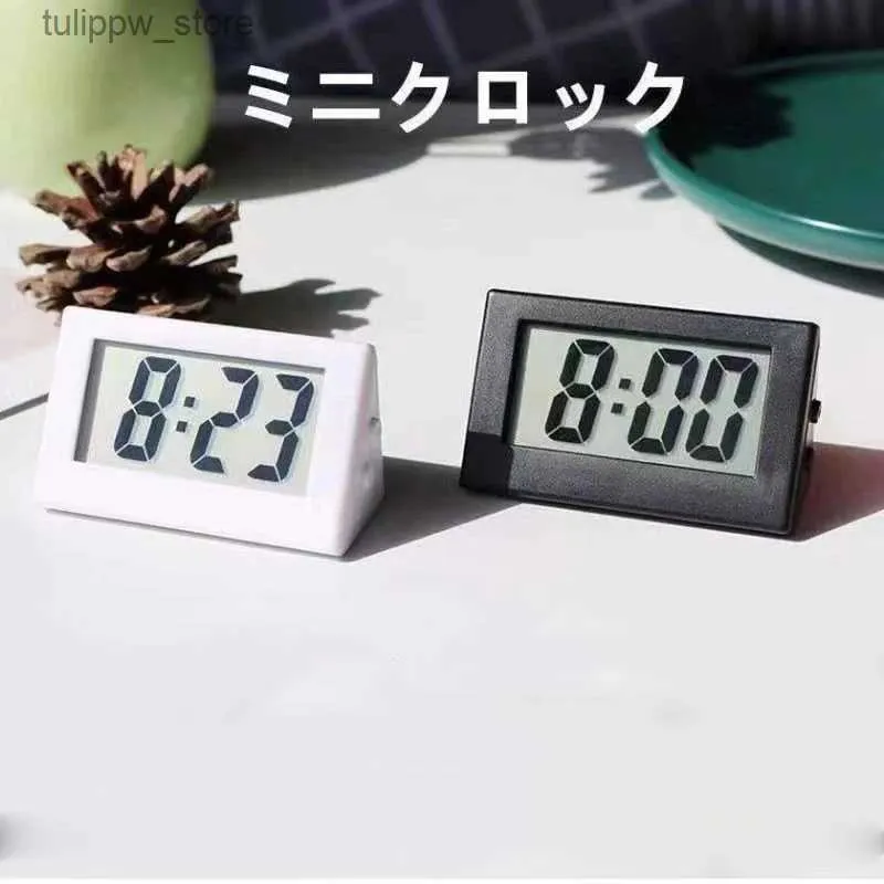 Zegrze biurka Mini Table Digital Clock Desktop Kreatywni studenci Użyj przenośnych małych zegarów biurkowych cichy zegar elektroniczny do domu darmowa wysyłka L240323