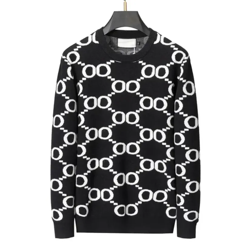 Mens Sweaters Fashion Men's Casual Round Long Sleeve Sweater Men Women Letter Printing Sweaters