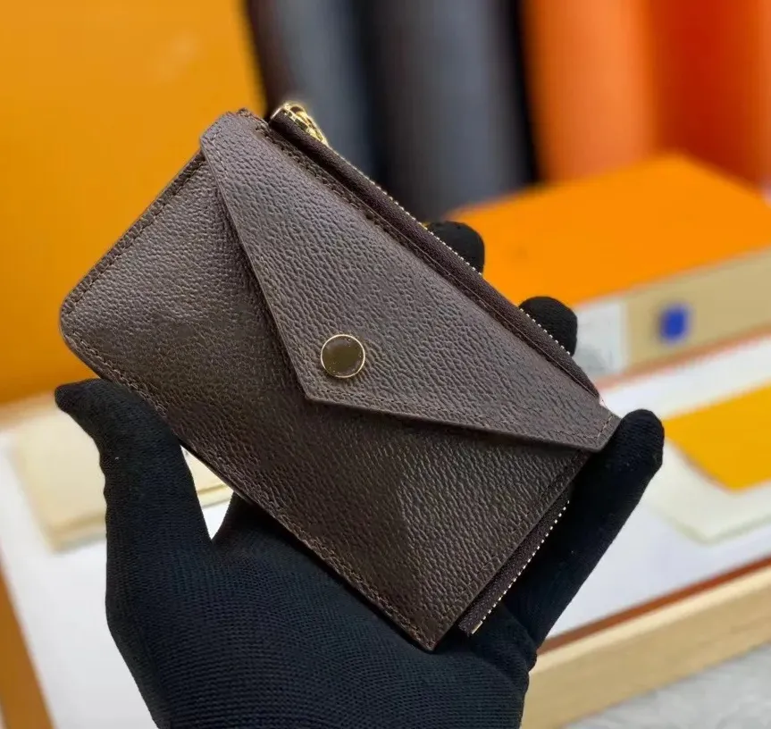 NEW Classic Fashion brand Designer chain wallet woman Leather purse Luxury Coin long Purses Card Holder passport key pouch coin pouchs Fashion handbags