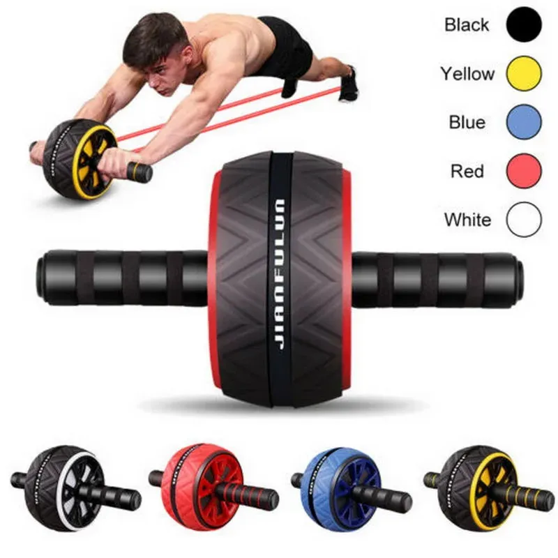 No Noise Abdominal Wheel Stretch Trainer For Arm Waist Leg Exercise Gym Fitness Equipment 240322