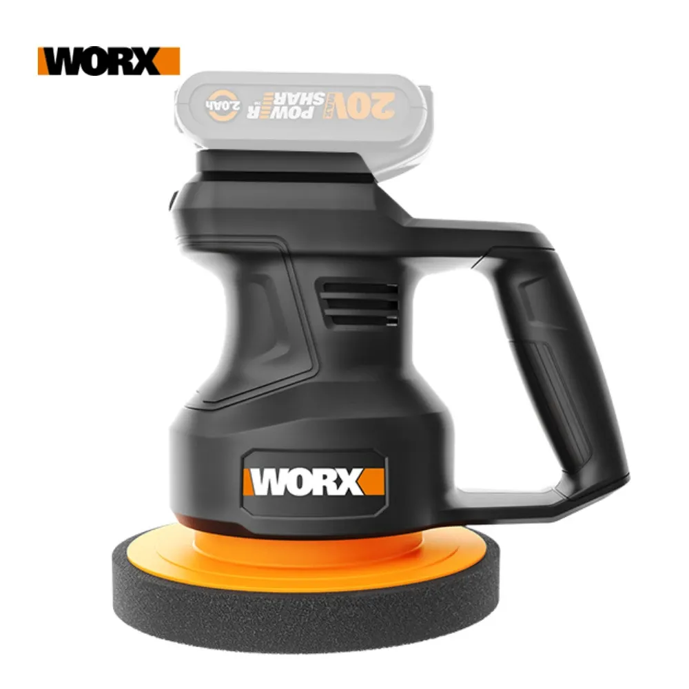 Lastoortsen Worx Elektroauto-Poliermaschine Wx858.9 DC Akku-Auto-Polier-Wachsmaschine ohne Batterie Universal Worx 20 V Pack