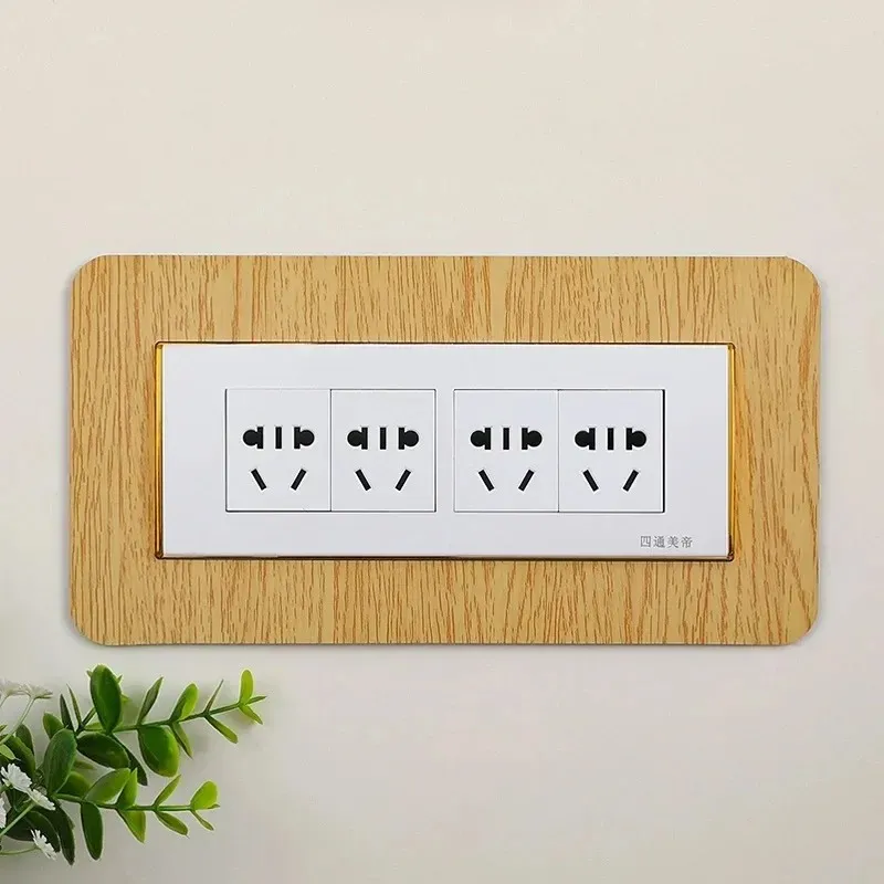 2024 New Simple Anti-Dirty Buckle Type Non-Adhesive Dustproof Switch Protective Cover Outlet Wall Sticker for Home Living Room Decor
