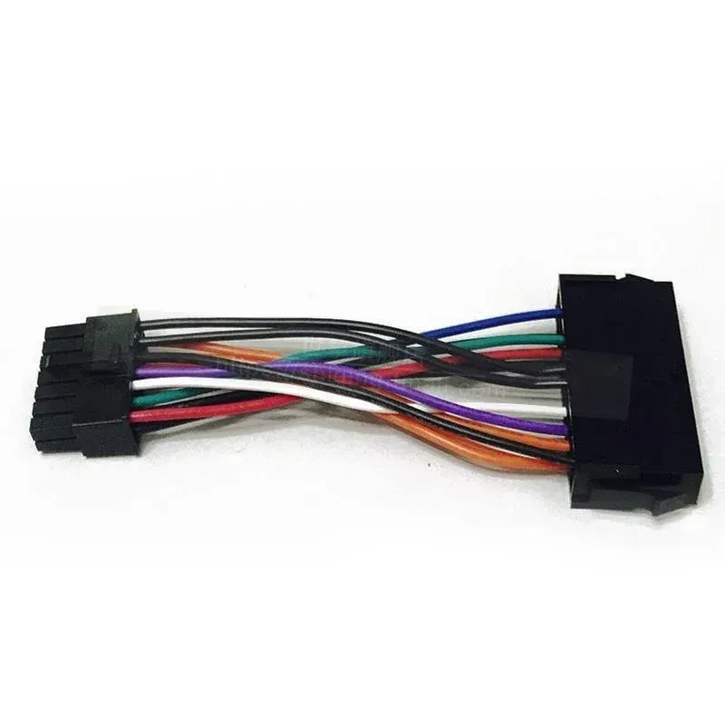 24pin auf 10pin Adapter Netzkabel Kabel für Lenovo für IBM Q77 B75 A75 Q75 Motherboard 18AWG Hochwertiges Netzteilkabel