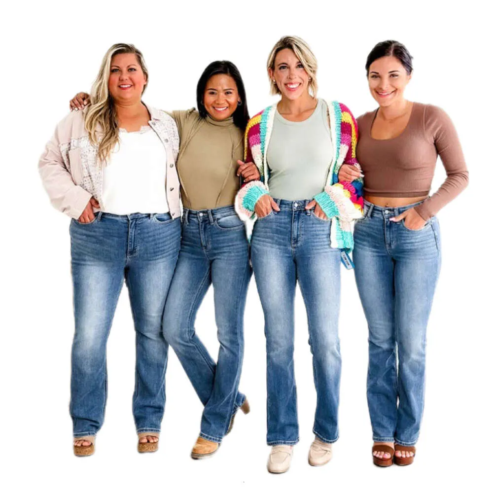 2024 Jeans da donna Micro La elastici aderenti alla moda a vita alta