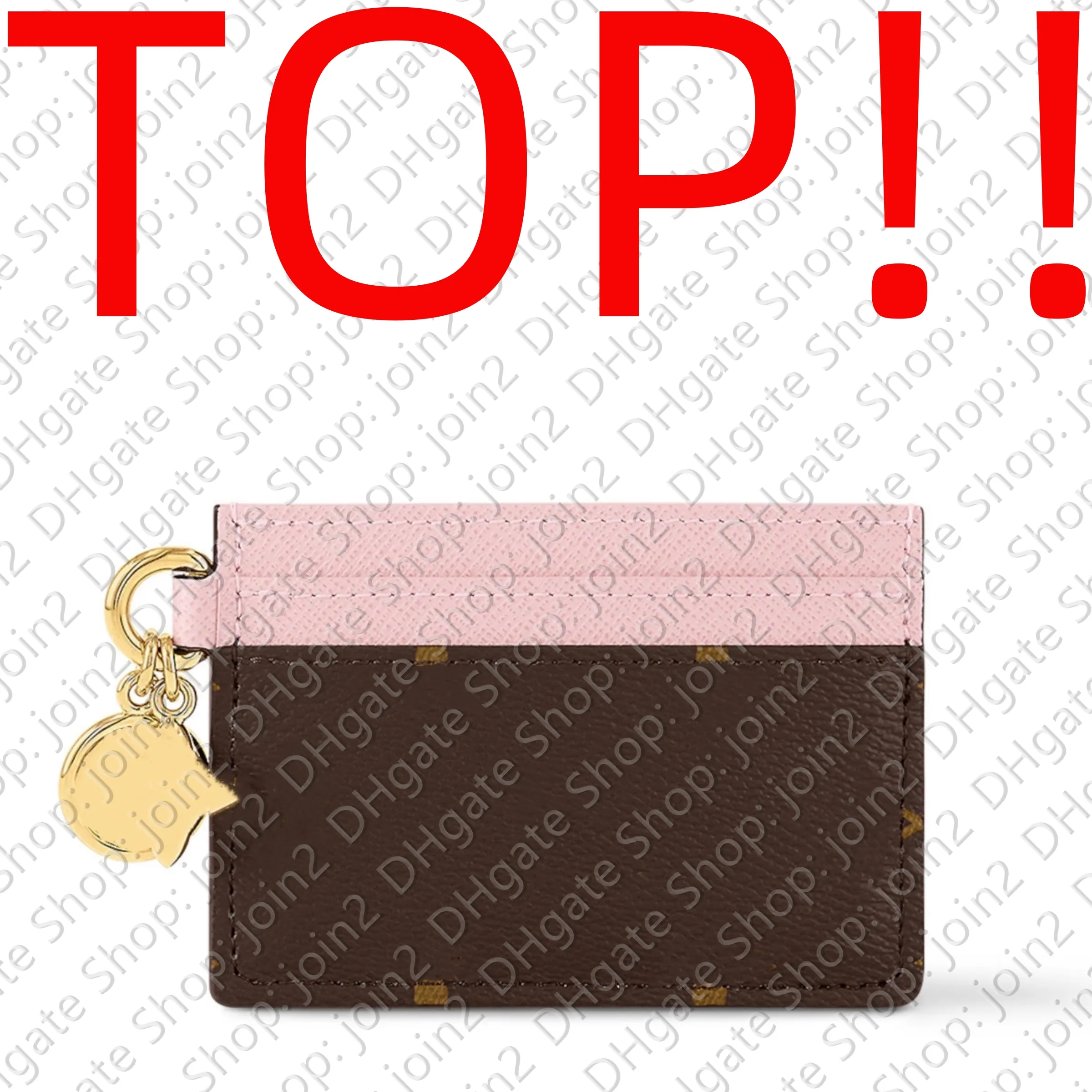 TOP. M82739 CHARMS CARD HOLDER M82132 Case Designer Handbag Purse Hobo Satchel Clutch Evening Baguette Tote Pouch Crossbody Shoulder Bag Pochette Accessoires