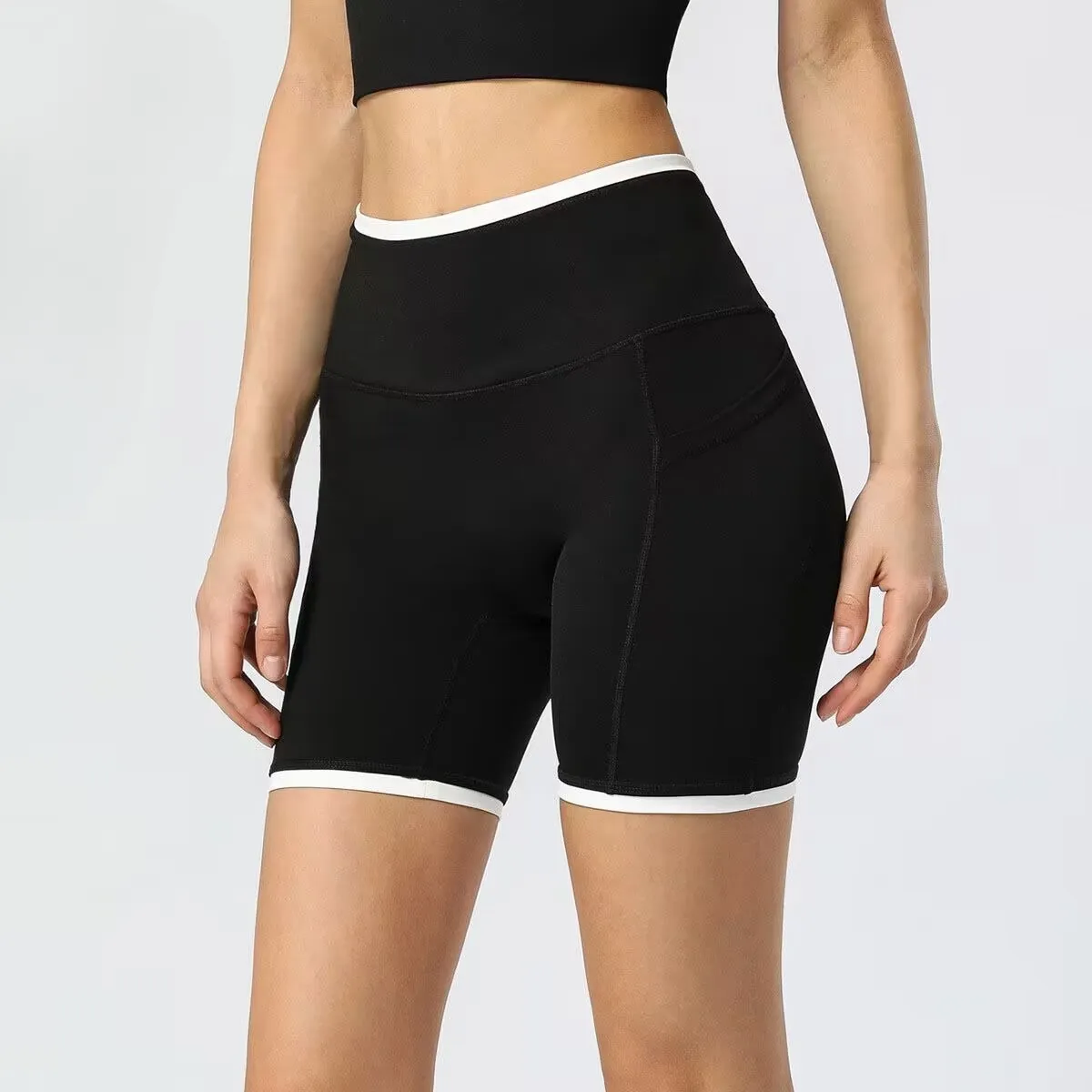 소프트 디자이너 Yaga Shorts 여성의 여름 환기 스포츠 의류와 Edge Curl Women 's Active Shorts 26957