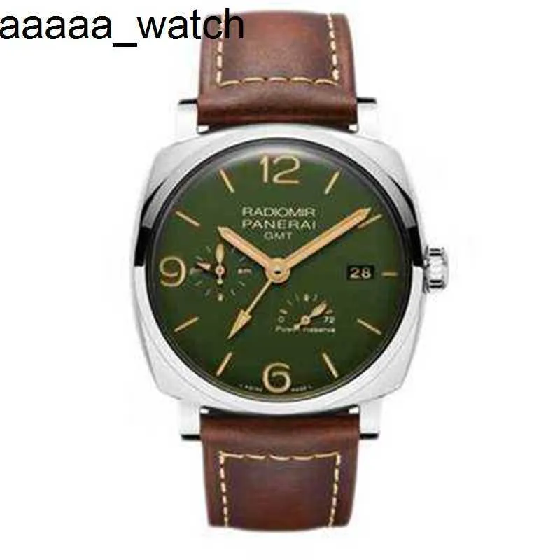 2024 Panerass Watch 고급 디자이너 손목 시계 녹색 PAM00999 45mm 자동 기계식 남성 방수 스테인리스 스틸 고품질 운동