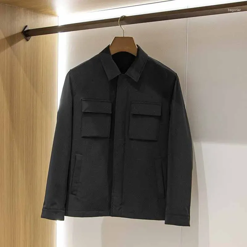 Мужские куртки 2024 DIKU, кардиган на молнии, свитер, куртка, традиционный прямой крой, открытый размер M-3xL