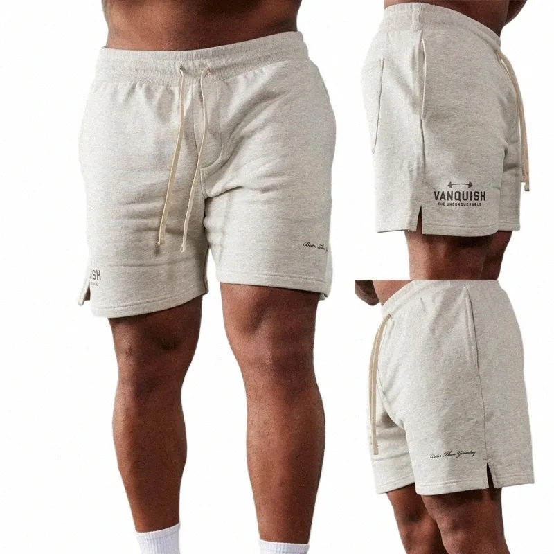 Nieuwe Zomer Heren Shorts Cott Gedrukt Casual Vijf Punt Broek Joggers Gym Sport Fitn Bodybuilding Training Basketbal Shorts Q0UW #