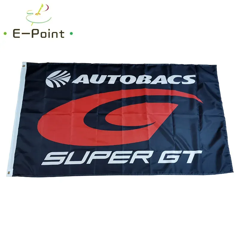 Tillbehör Japan Autobacs Super GT Flag 60*90 cm (2*3ft) 90*150 cm (3*5ft) Juldekorationer för hem och trädgård