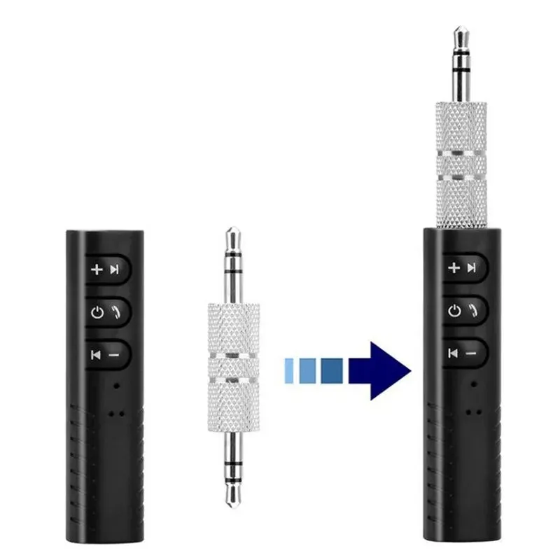 Adaptateur de récepteur Audio Bluetooth 4.2, Clip de collier, prise Jack 3.5mm, mains libres, haut-parleur de voiture, casque, récepteur Audio, caméra Compatible