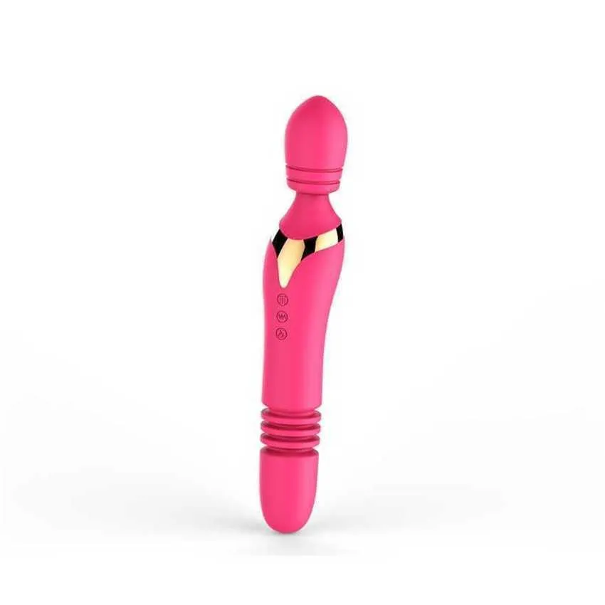 Vibrateur hip mannolucci chauffant chauffant la femme double rétracteur féminin sexe toys produits vagin vibrateurs 231129