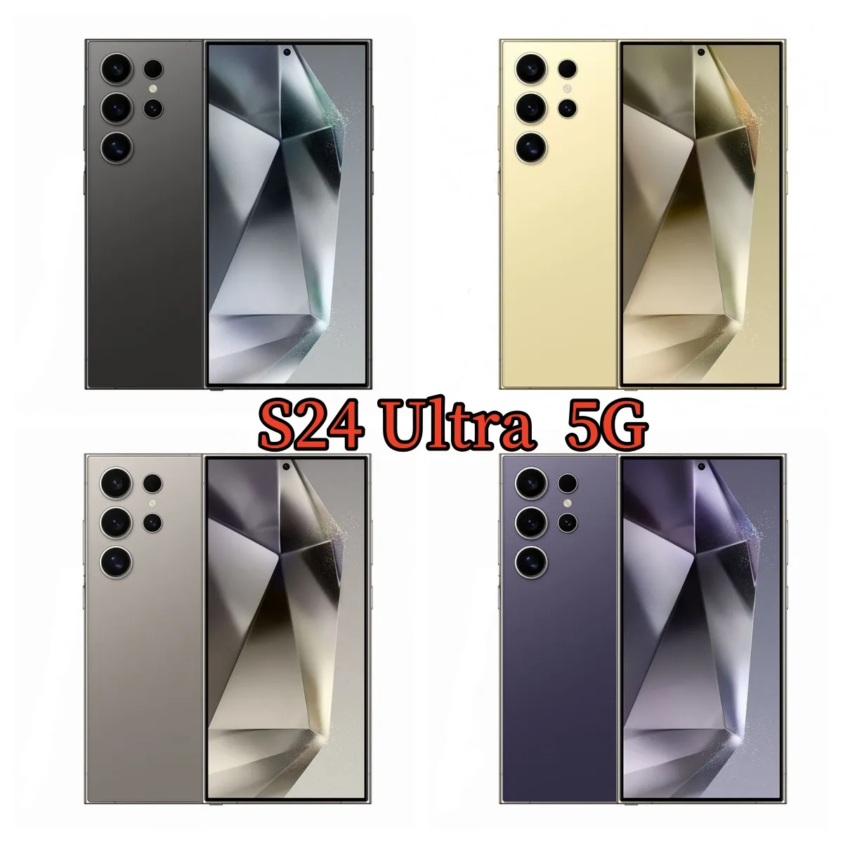 6.8Inch 5G S23 Ultra -mobiltelefoner Lås upp pekskärm S24 Mobile Phonn Local Warehouse Androids S23 Smartphone Camera Telefon HD Display Face Erigenition