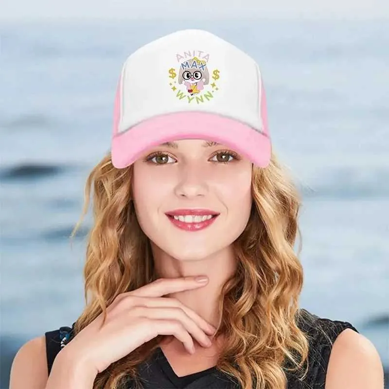 Cappello Da Camionista Unisex I ❤️ Hot Moms - Berretto Baseball Regolabile In Cotone E Rete - Per Sport, Pesca E Viaggi