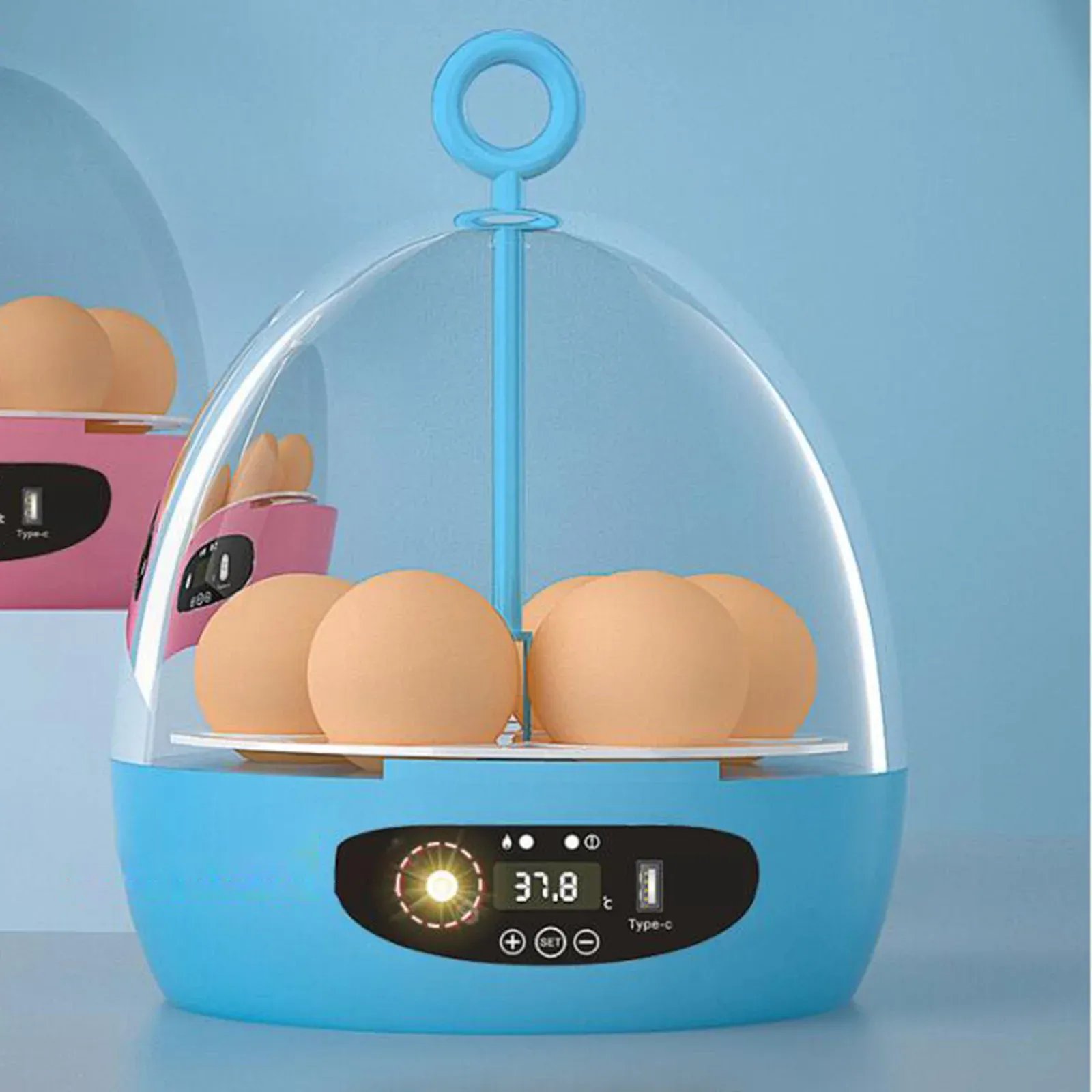 Accessories Manual/Automatic Eggs Incubator Home Brooder Cute Cartoon Automatic Incubator USB for Children Chicken Birds Duck Goose