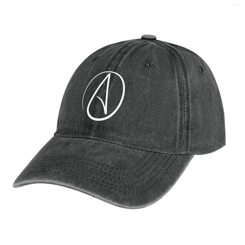 Берец атеизм символ ковбойская шляпа летнее хип -хоп бренд мужчина бейсбол для мужчин женский