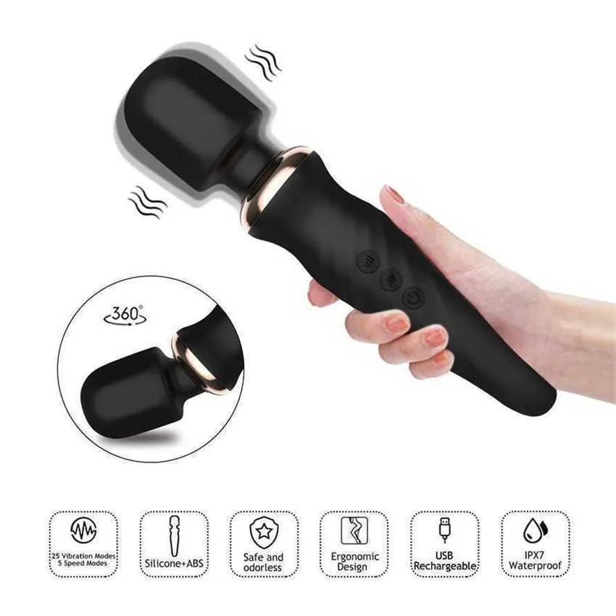 Vendre pour les produits sexuels adultes plaisir masturbation massage stick masturbator femelle vibratrice à la main 231129