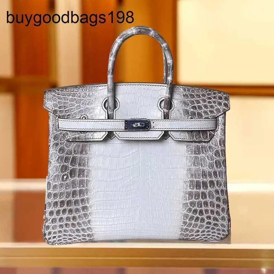Designer tas Himalayans handtassen echt leer krokodil Womens Frenchand genaaid Hbag handtas Nijl echte grote capaciteit klassiek groter