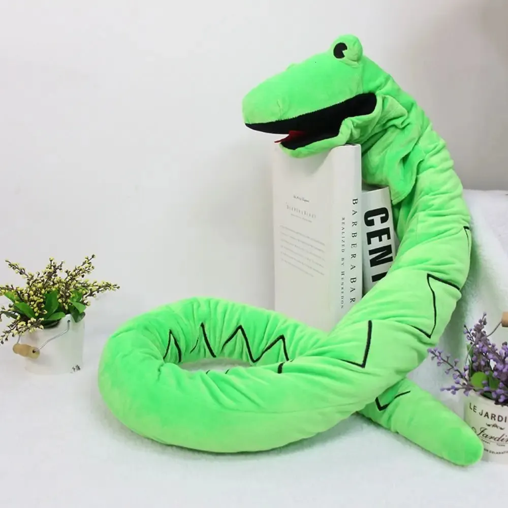 DHgate.com:Realistic Green Snake Hand Puppet, Plush Stuff Snake Python ...