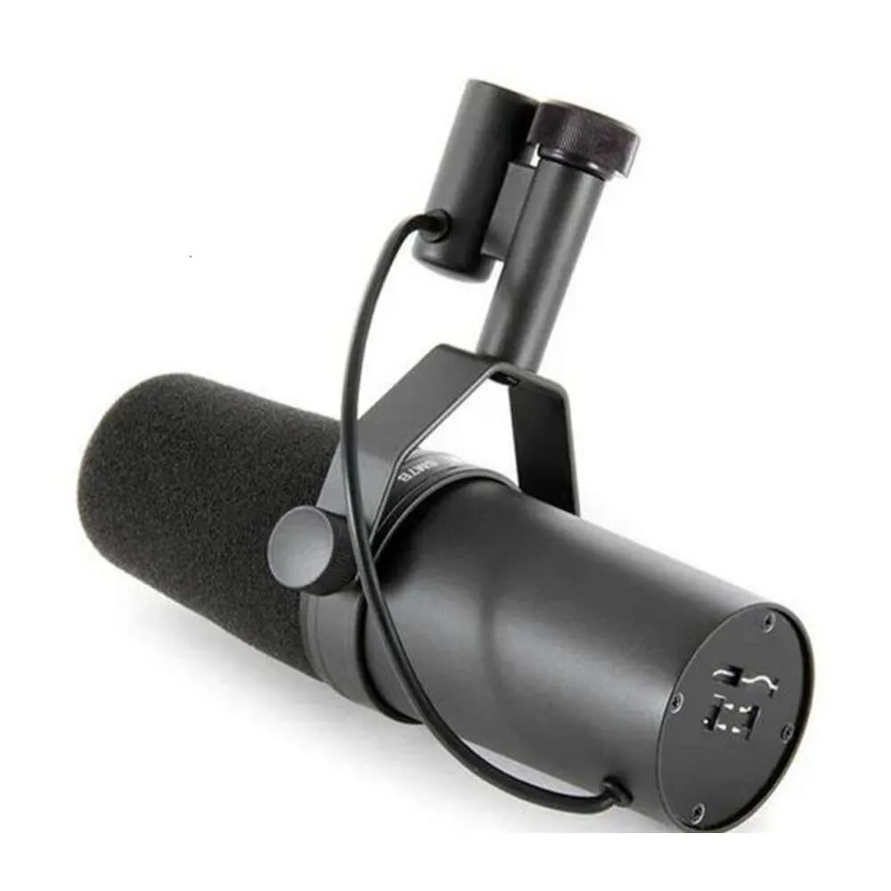 SM7B Professional Cardioid Dynamic Microphone för högsta kvalitet - Perfekt för spel -TV Live Vocal Recording Performance - Selectible Frequency Response - Jämför med SM7DB