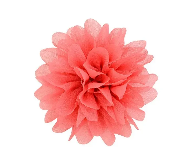 Baby Hair Clips 3.5 Inch Girl Chiffon Flowers Hairpins Hair Accessories Boutique Ribbon Flower with Clip Children Fashion Barrettes