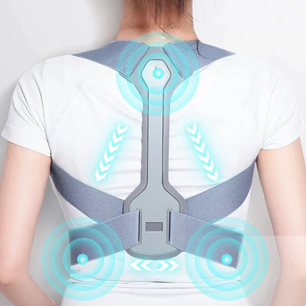 Back Posture Corrector CLAVICLE LUMBAR SPIN RACK REP SHOULD Support Brace Corset Bone Pain Relief Belt Body Health Care 240322