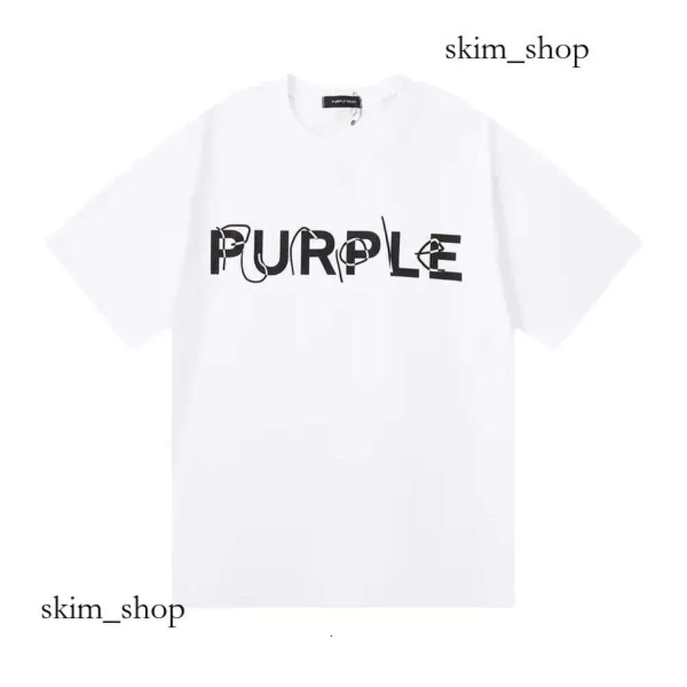 Marque T Purple Shirt 24SS Taille XS-5XL Grand Designer Tees Hommes T-shirt Homme T-shirts Femmes Vêtements Designers de luxe à manches courtes Sprin 902