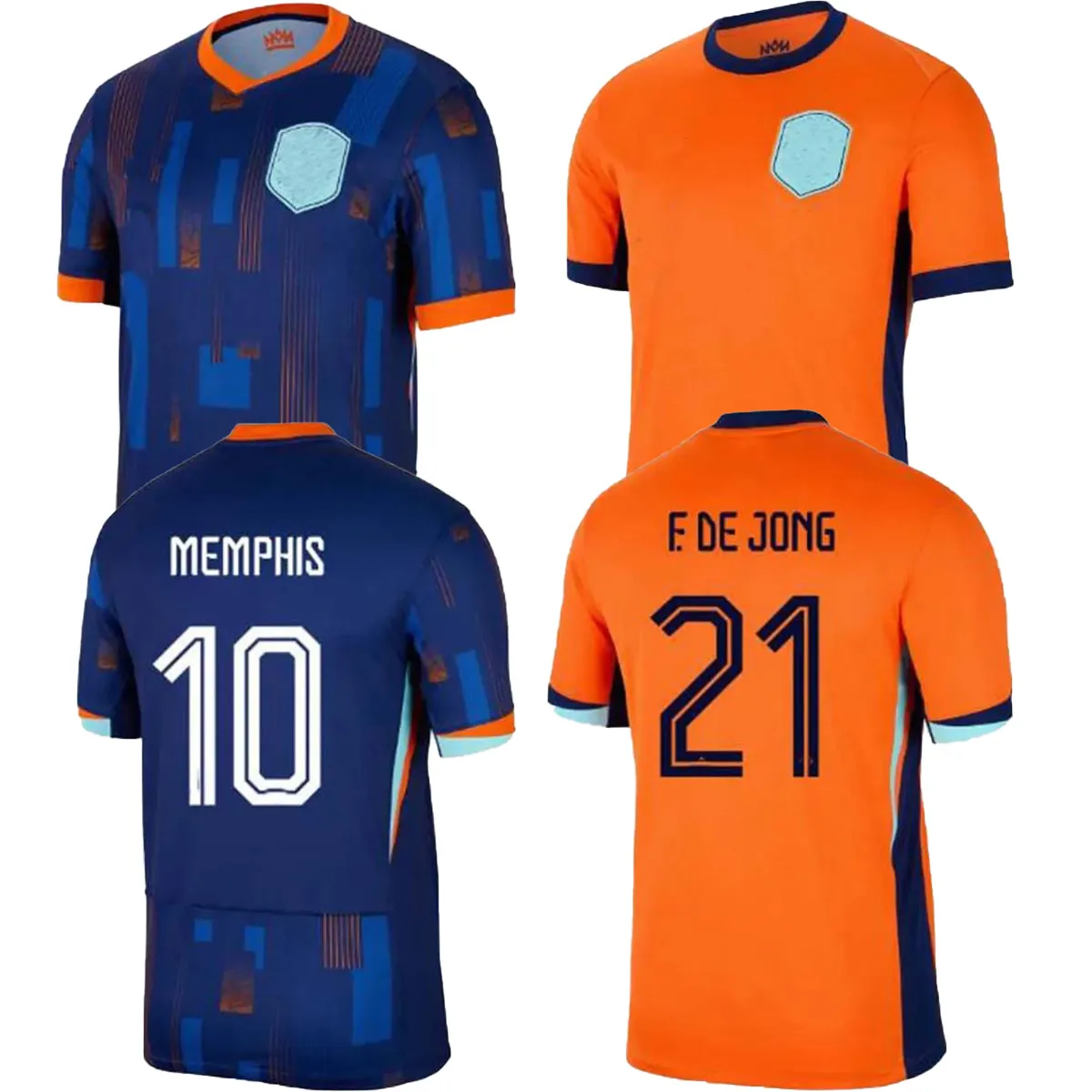 2024 Holanda Memphis Soccer Jersey 2025 Holland Club Jersey de Jong Virgil Dumfries 24 25 Bergvijn Camisa Klaassen Blind de Ligt Men Kit Kit Futebol Camisa 888