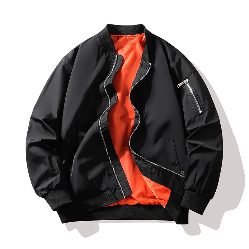 Mens bomber jacket orange lining hotsell