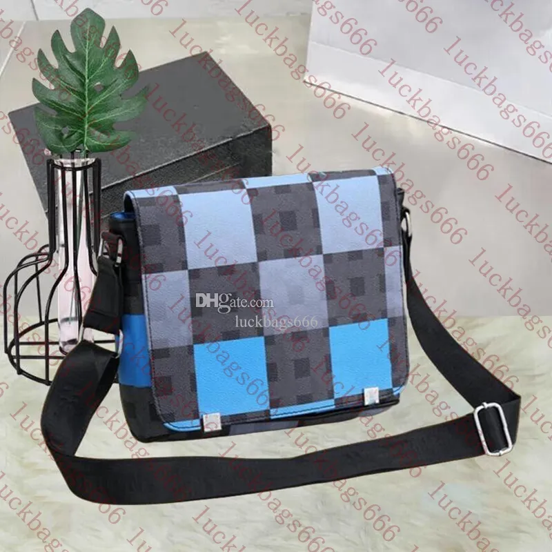 Luxury Mens Crossbody Bag: Designer Leather Shoulder Bag, Large