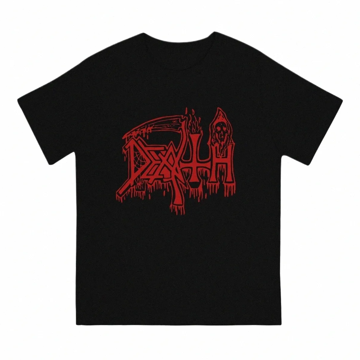 divertente La banda rappresentativa di Death Metal T-shirt da uomo Girocollo Pure Cott T-shirt Death Metal Manica corta 90cj #