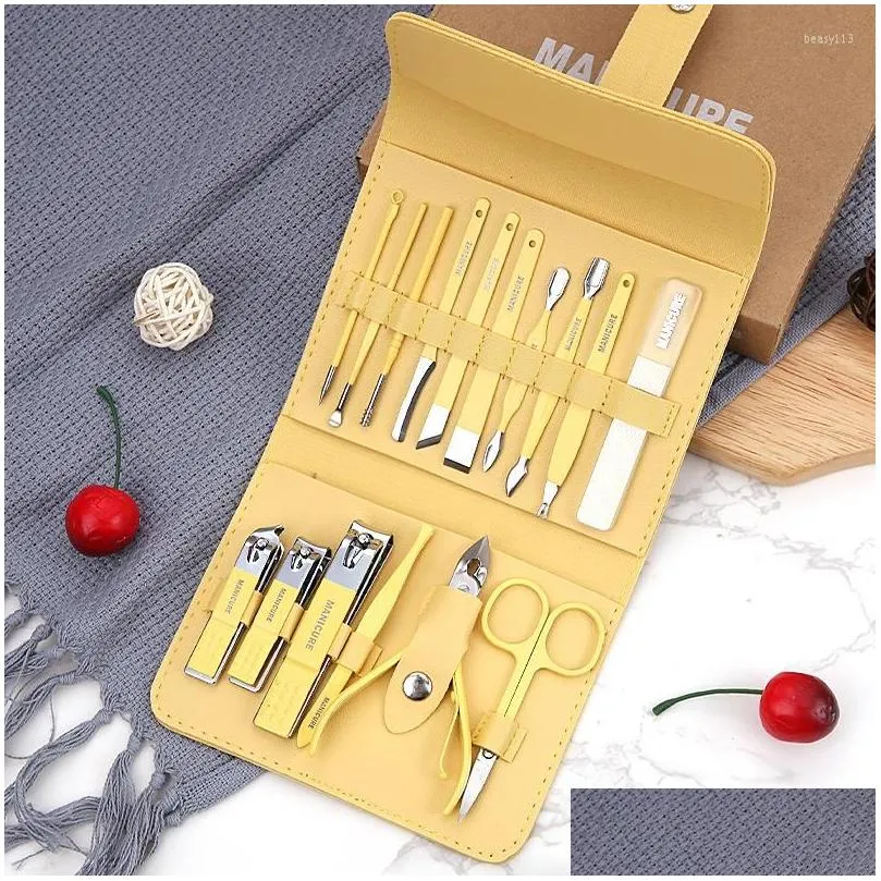 Kit per nail art Clipper Set Un fl di uomini e donne di alta qualità su unghie speciali Tagliaunghie Strumento per pedicure Consegna a goccia Dhkzx