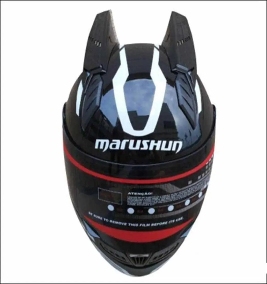 Malushun Motorcycle HelmetフルフェイスヘルメットカスケCASO CASCO Professional Rally Racing with Corn Dot承認8581829