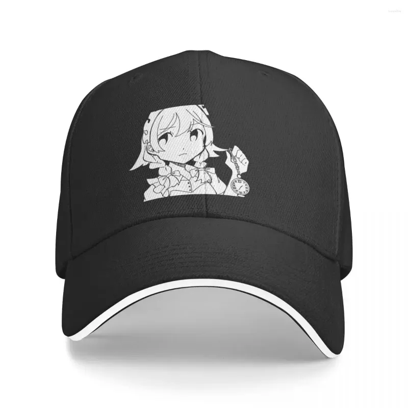 Bonés de bola Sakuya Boné de beisebol preto e branco Beach Outing Trucker Hat Mulheres Chapéus 2024 Masculino