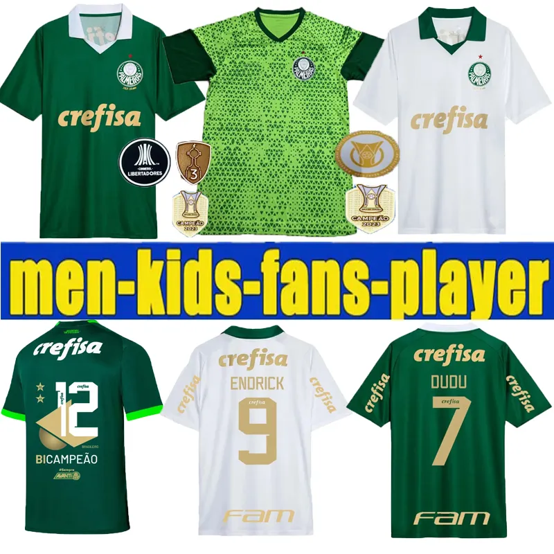 Palmeira Soccer Jerseys 2024 2025 Dudu Endrick Rony Palmeira Football Shirts G.Gomez G.Menino Giovani R.Veiga Jersey 24 25 Wersja gracza S-2xl Strażnik treningowy