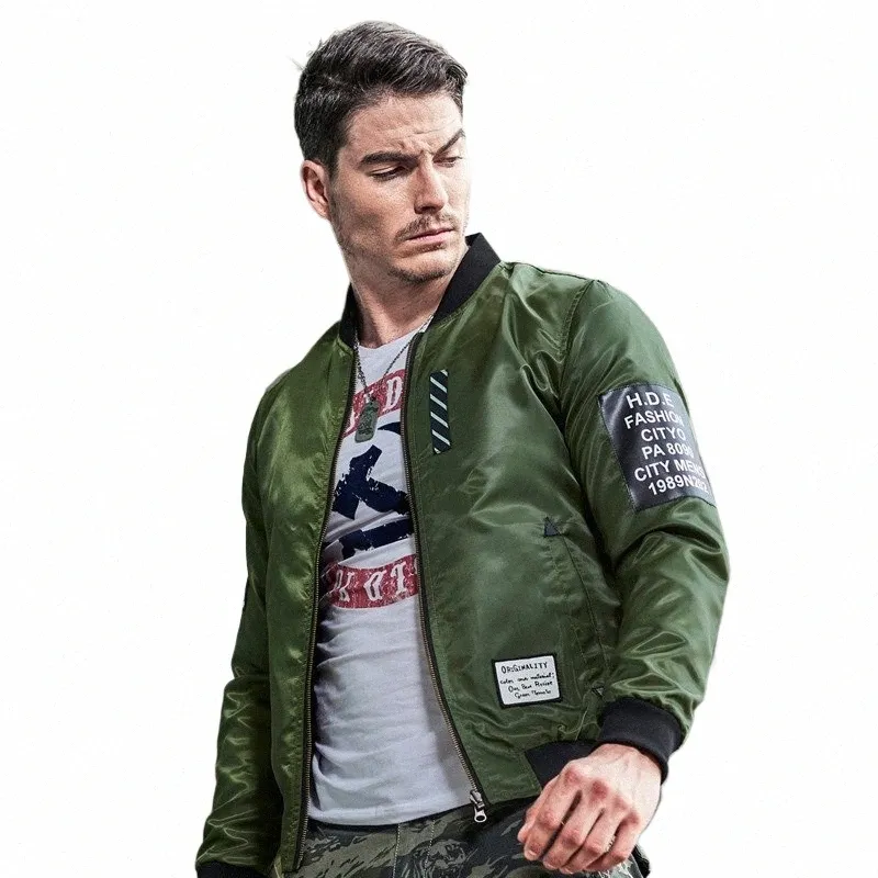 77city Killer Masculino Casual Air Force Flight Jacket Homens em ambos os lados usam Exército Militar Tático Bomber Jackets Plus Size 4XL F9ts #