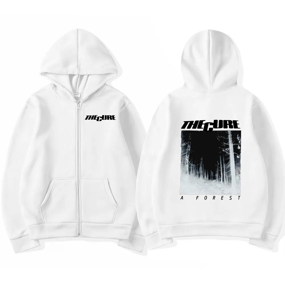 The cure zip up hoodie sale