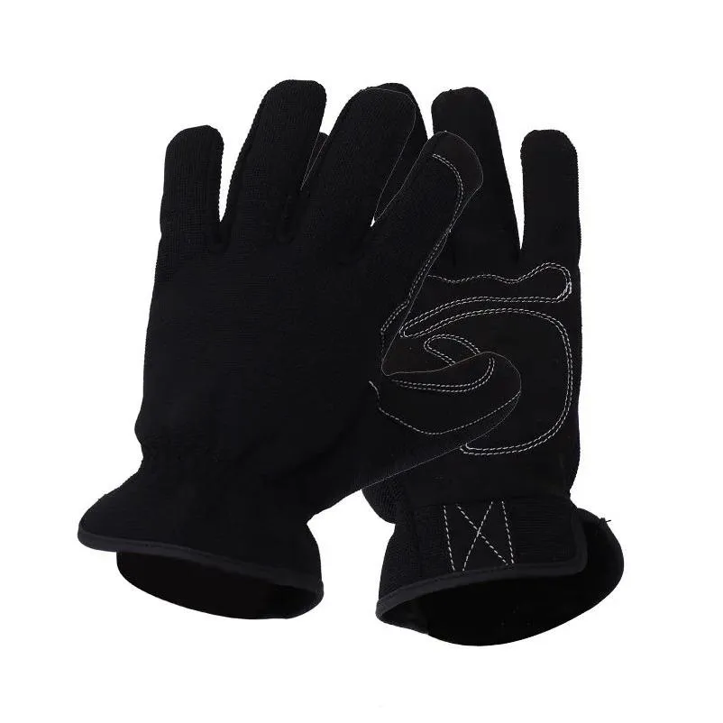 Gants de moto 2 paires de gants de travail en cuir synthétique souple et respirant avec paume rembourrée pour cyclisme / jardinage / cour / conducteur Drop Del Ot4Qi