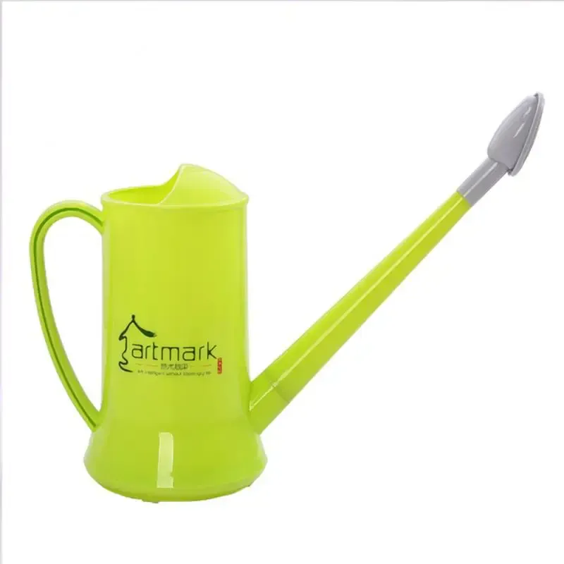 Cans 2l Watering Can Longmouth Household Plastic Gardening Largecapacity Flower Growing Pressure Watering Bottle Pot Artifac